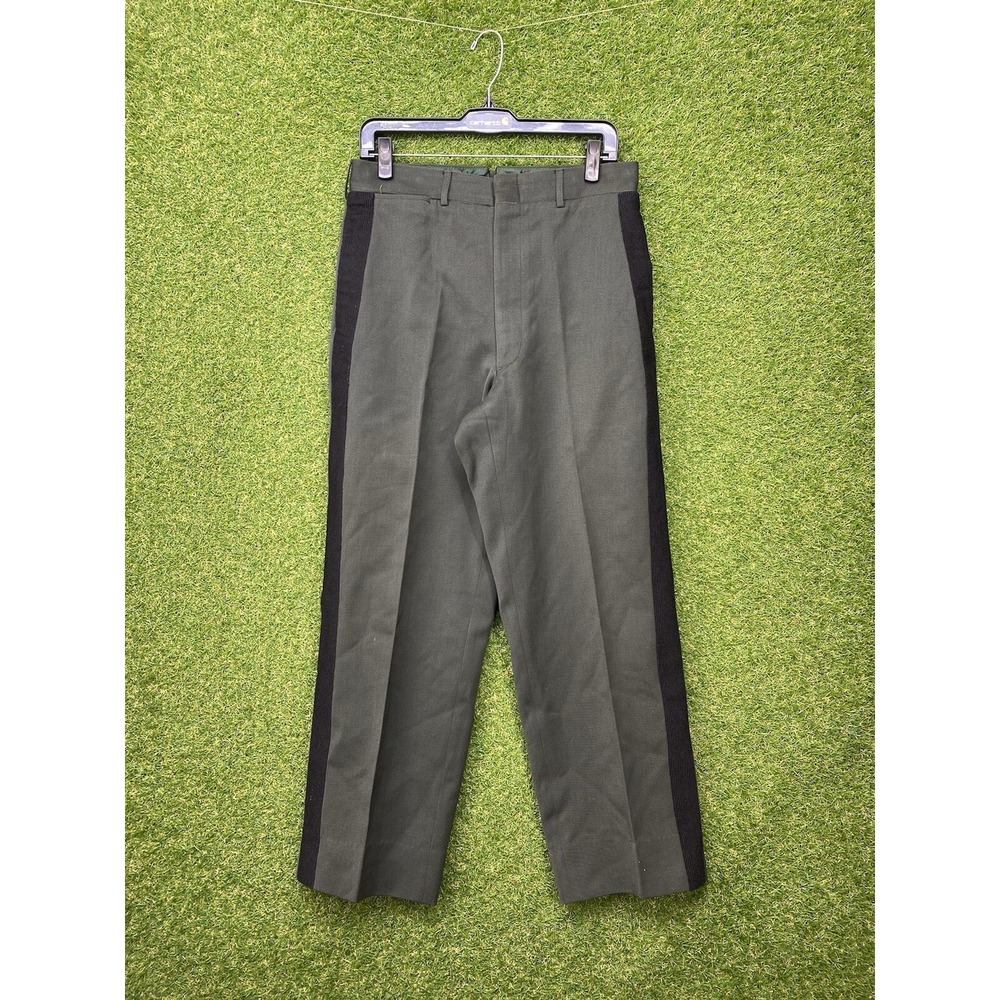 US Army ASU Dress Pants Mens 30x28 High-Rise Trousers Pant NCO Officers Military